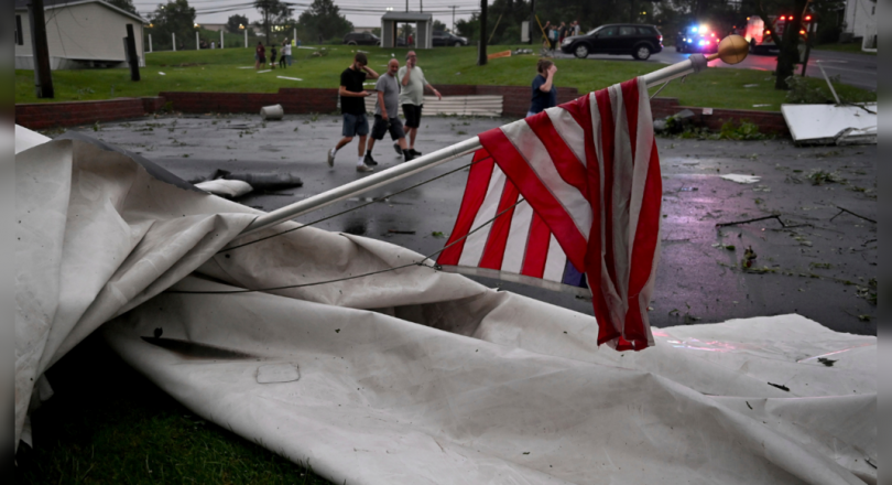 Tornado injury, damage in East Pennsylvania