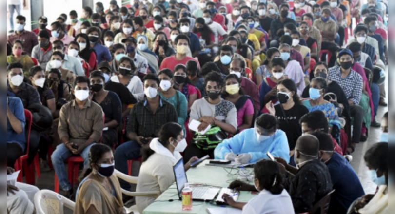 More than 20,000 fresh covid cases in Kerala for the fourth day running