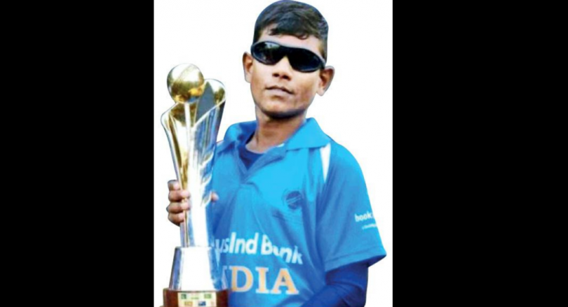 Gujarat: Cricketer blind on a daily wage