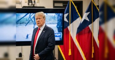 Trump on the US-Mexican border, highlight the 'dangerous' migrant surge