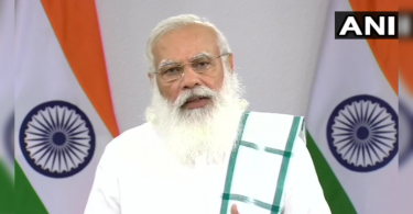 PM Modi interacts with the recipient of the Indian Digital Program