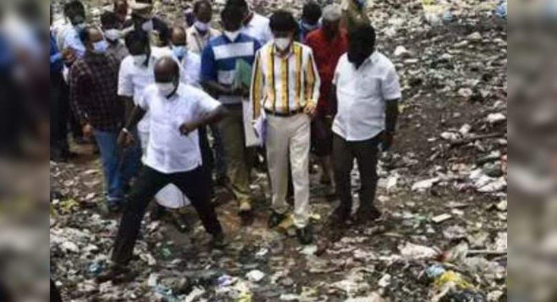 Truck paths that will be sealed to save Lake Porur Chennai