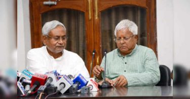Nitish Kumar took the swipe in Lulu then Prasad