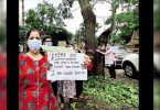 Thane residents stage 'Chipko' protest to save more than 400 trees