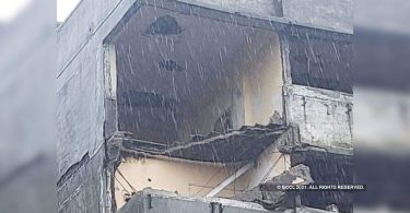 Ulhasnagar: Part of the empty building that claims to under five in 2019 collapsed again