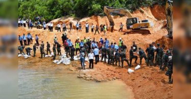 Two dams in Mongolia in China collapsed after heavy rain