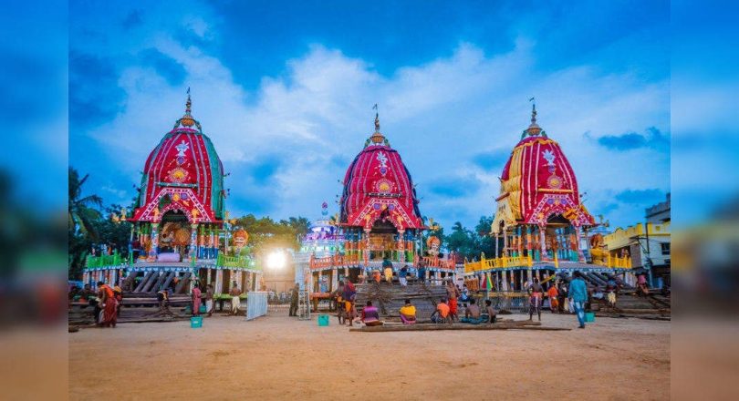 Drone to detect violators of curfew during the budding yatra at Puri Odisha