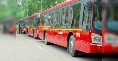 'Passenger buses between filters'