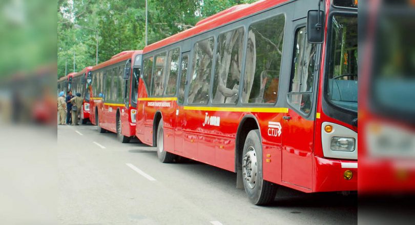 'Passenger buses between filters'