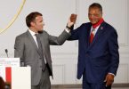 French President Respects US Civil Rights Leaders Jesse Jackson