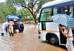 They were prepared: 1,200 police made Gurugram move with a rain plan