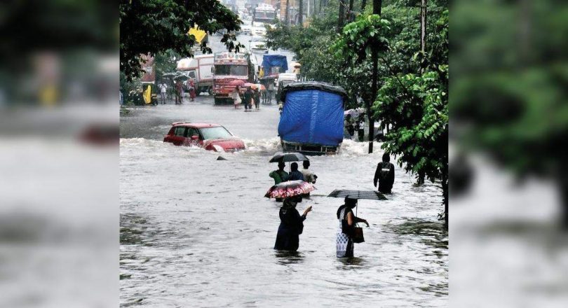 The periphery of the rain force, Mumbai spared his anger
