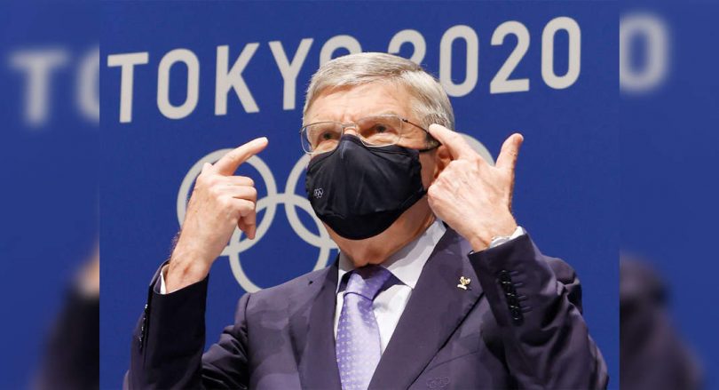 The Olympic chairman admitted the 'sleepless night' for the troubled Tokyo match
