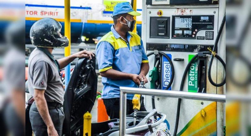 Gasoline touches Rs 110 per liter in Parbhani