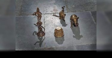 Bounty Sea: 5 Metal idols are seen near Chennai Besant Nagar