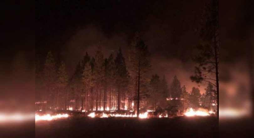 Smoke from the US West Wildfires left the east panting