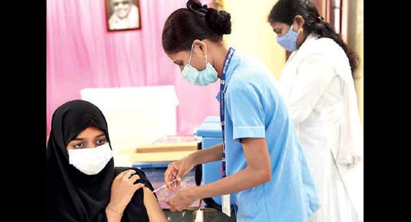 Chennai's top list in giving two jabs