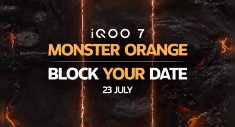 Iqoo 7 orange monsters to be launched in India on July 23, confirm the company