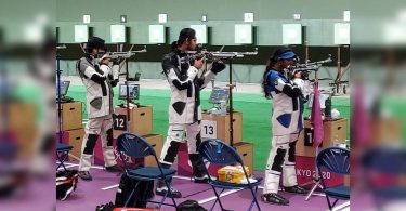 The 10M Indian Rifle Air Team only gets 20 minutes of training in Tokyo