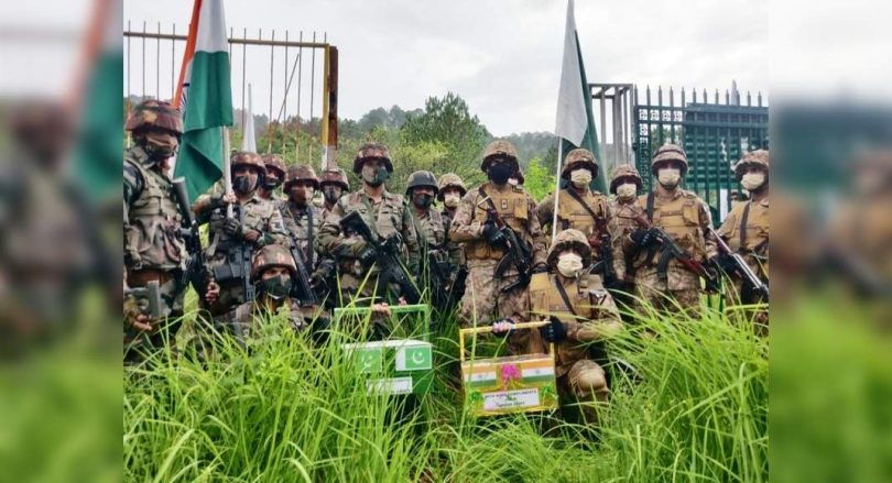 Army, BSF Exchange Sweets with Pakistani colleagues on Eid al-Fitr