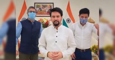 #Humaravictorypunch: Anurag Thakur Cheers for Indian athletes