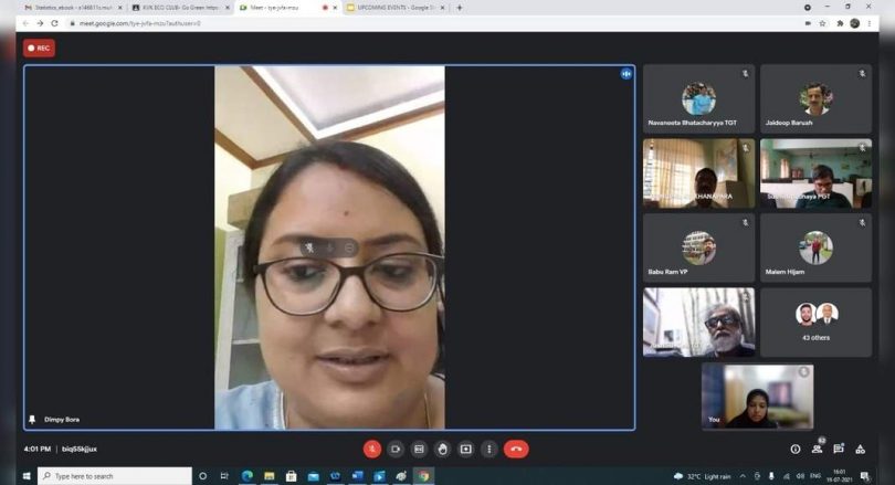 The inauguration of the National Eco Corps Club National in Kv Khanapara is held online
