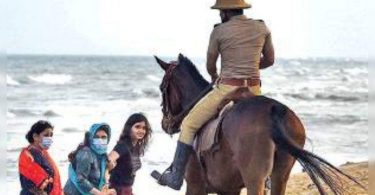 Chennai: The crowd gathered at Marina Beach every night