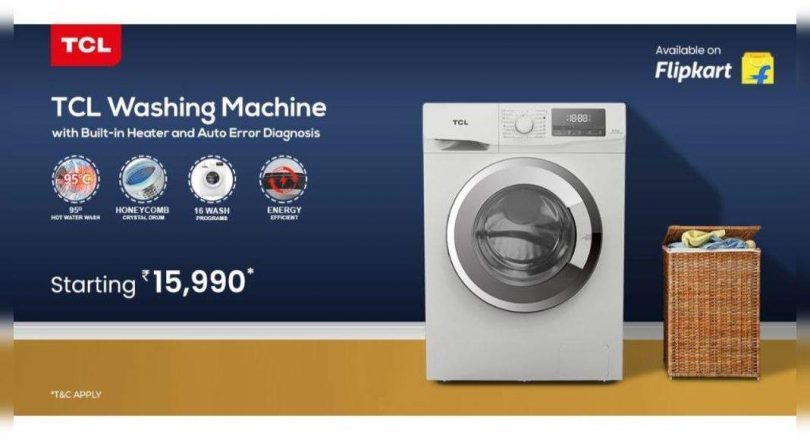 TCL launches a variety of washing machines with a digital display and automatic error diagnosis