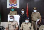 The defendant's robbery surrendered at the Agra police station