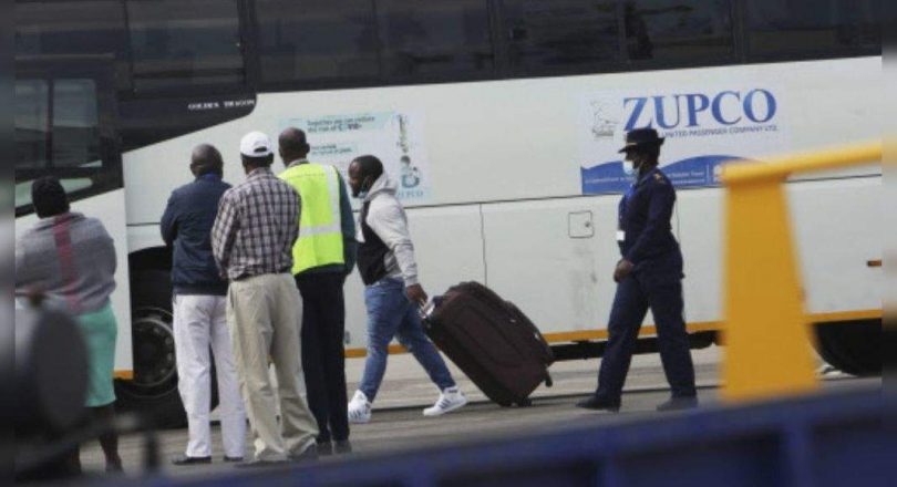 Zimbabwes deported by England arrived at Harare airport
