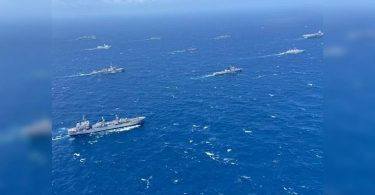 The UK carrier strike group starts maritime training with the Indian Navy