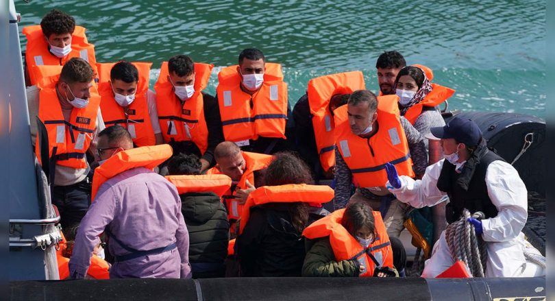 The number of migrants did not documinated to England exceeded a total of 2020