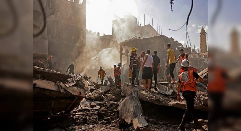 Gaza City Blast kills 1, injuring 10, Shakes Crowded Area