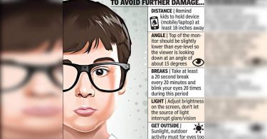 More children need glasses now, but the real surge is afraid after school is reopened