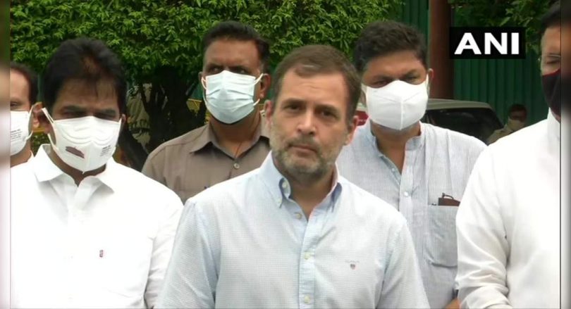 'My cellphone is tapped': Rahul Gandhi demands a probe monitored by SC into the Pegasus report