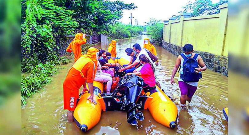 Landslides in Raigad Village, Pending Rescue Operations