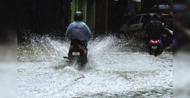 Rain interferes with traffic, bus interstate rerouuted, trips canceled