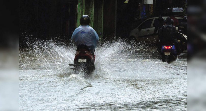 Rain interferes with traffic, bus interstate rerouuted, trips canceled