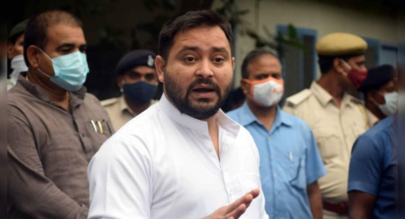 Tejashwi looked for a caste-based census in the country, slamming BJP