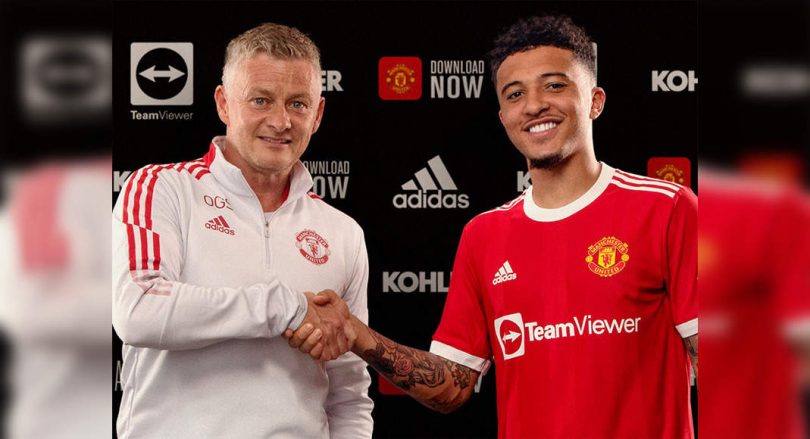 Manchester United Sign Sancho on a five-year agreement from Dortmund