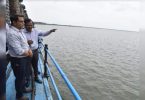 2 more gates of the HimayatSagar reservoir raised