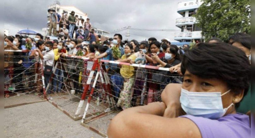 Prisoners of Myanmar protested the military with songs, songs