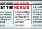 The witness cannot produce the AddL document during the experiment: HC