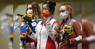 Shooter China who won the first gold Olympics Tokyo