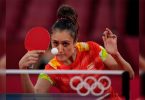 Manika Batra rejected the assistance of the national coach during the first round match