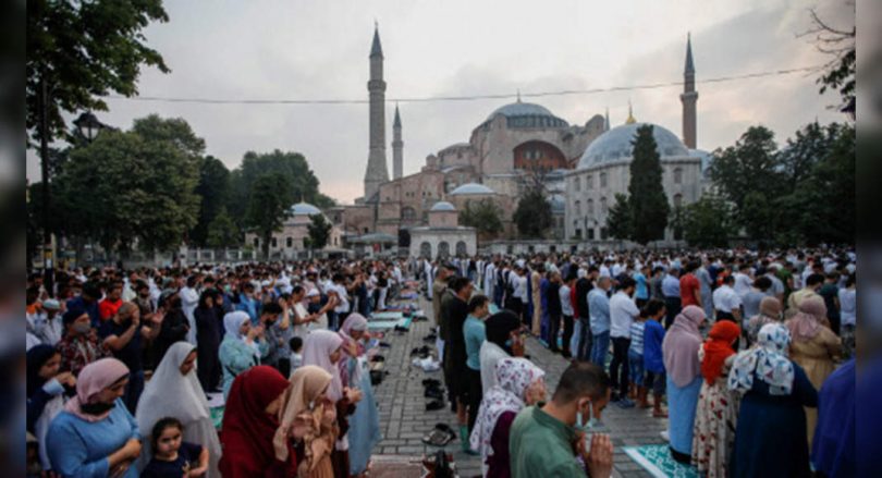 Turkey said the criticism of UNESCO against the conversion of Hagia Sophia 'bias'