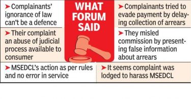 Residents cannot pay power bills in coins from RS1K: Consumer Courts