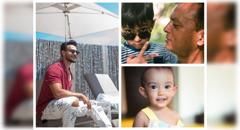 Holidays B'day Ayah Sharma with family