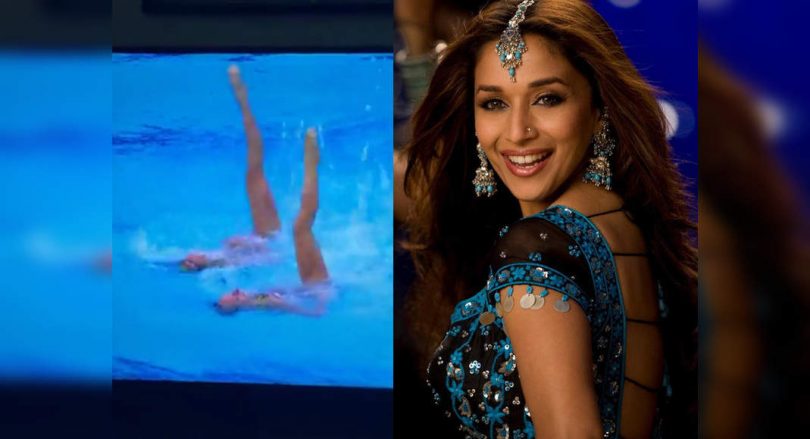 Madhuri 'Aaja Nachle' plays at the Olympics