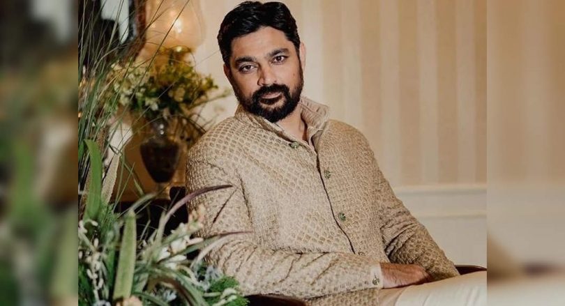 Rhea's name engraved on Karan wedding clothes